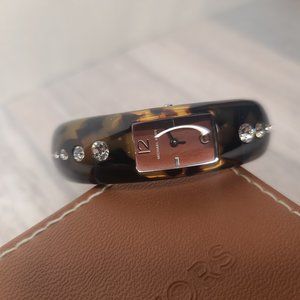 Michael Kors Tortoise Acetate Ladies Bracelet Watch. MK 4114